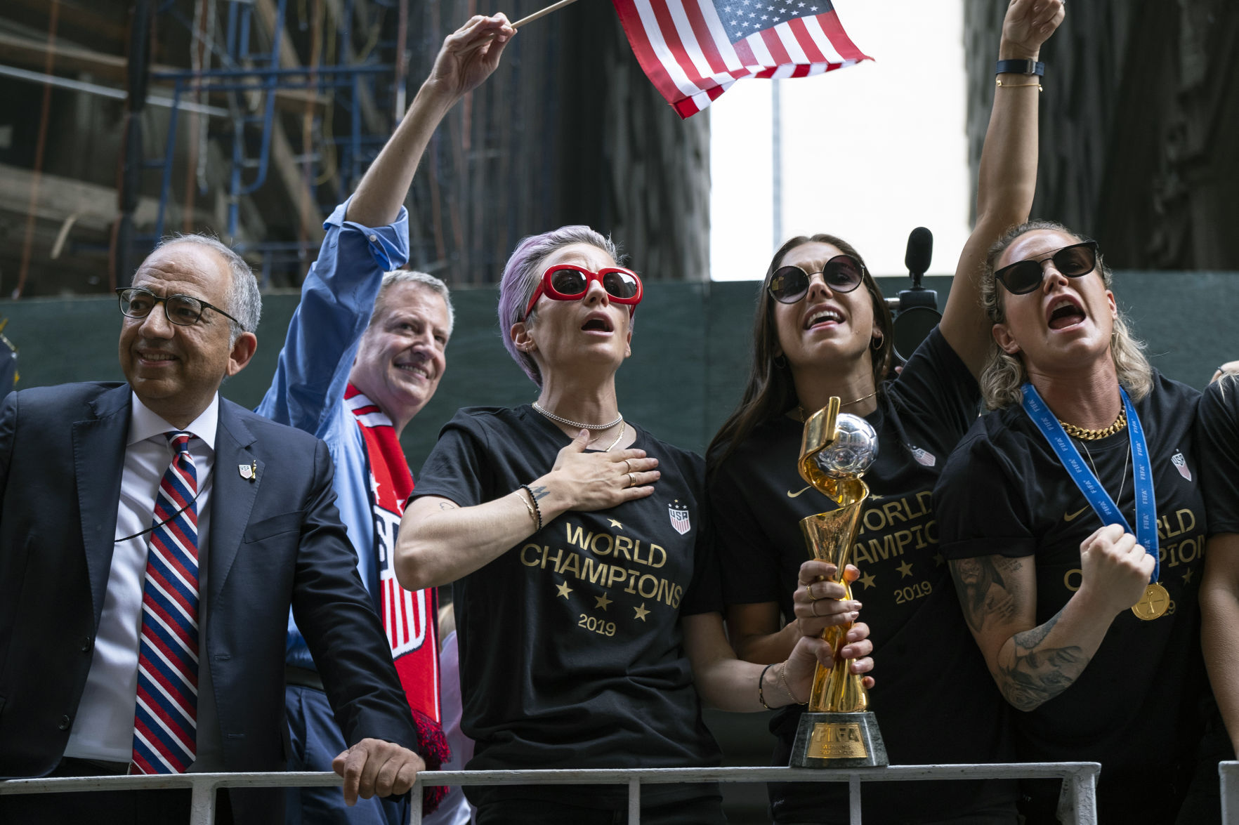 U.S. women's soccer parade